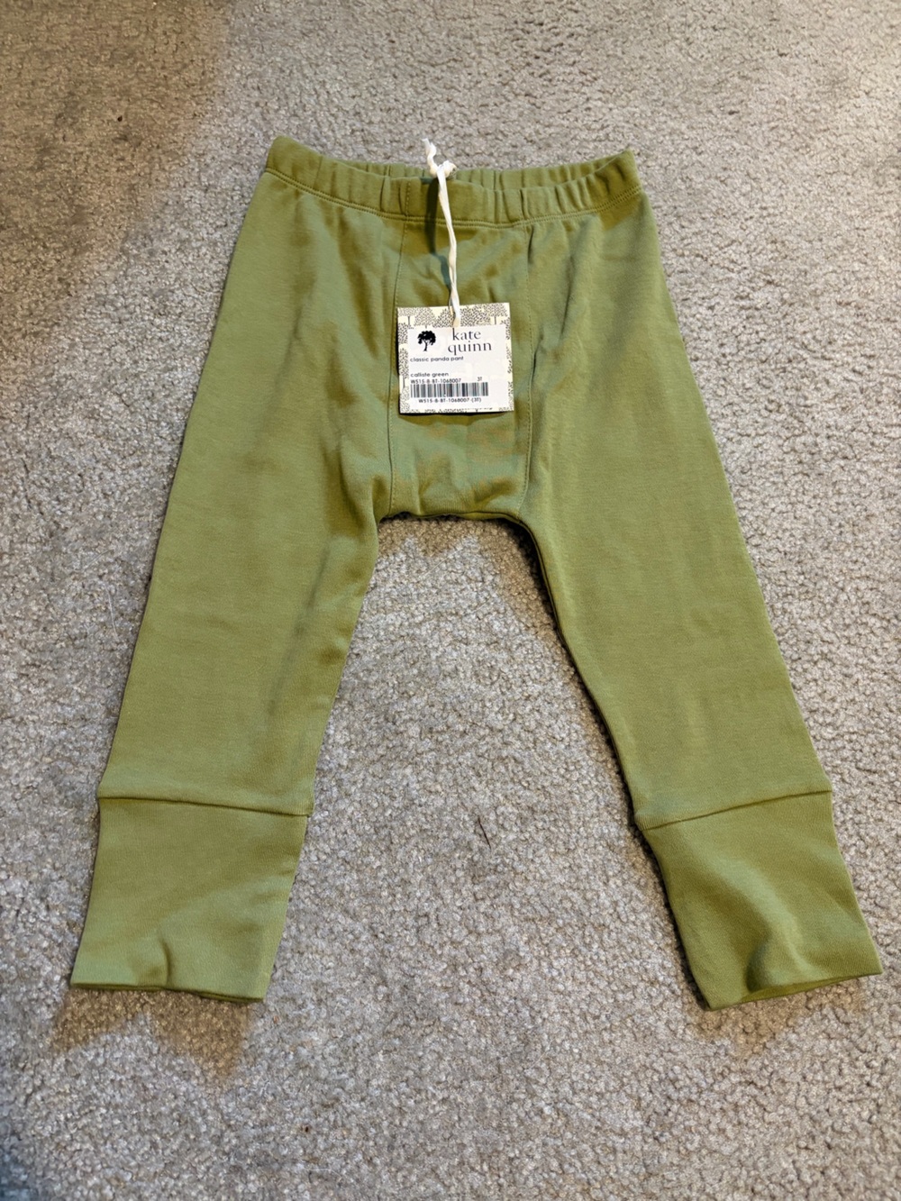 NWT Kate Quinn Classic Panda Pant in Calliste Green 3T